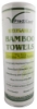 Picture of Eco Friendly Reusable Practicool White Washable Bamboo Kitchen Towels with Chrome Holder