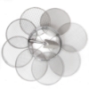 Picture of Practicool Garden Potting Mix Sieve - Stainless Steel Riddle - Soil sifting pan - with 8 Filter mesh Sizes - 2,3,4,6,7,9,11,12 mm and Bonus Spade