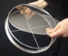 Picture of Practicool Garden Potting Mix Sieve - Stainless Steel Riddle - Soil sifting pan - with 8 Filter mesh Sizes - 2,3,4,6,7,9,11,12 mm and Bonus Spade